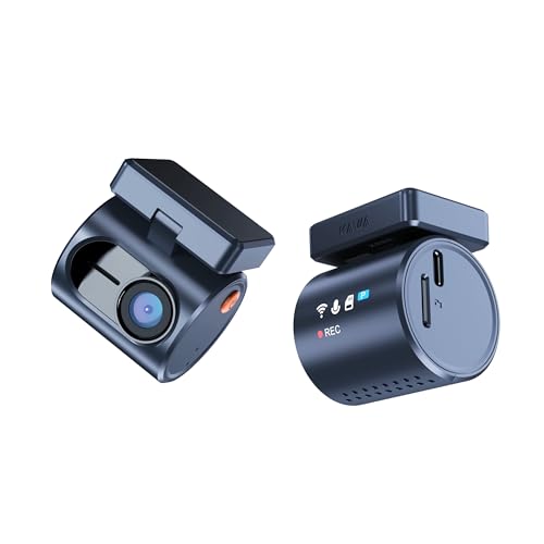 KAWA フロントドライブレコーダー 2025最新 MINIデザイン スマートフォン連動 解像度2K 音声コントロール 暗視機能を強い 超小型任意取付 スマトフォン連動 駐車監視 動体検知 Gセンサー 緊急録画 衝撃録画 全国LED信号機対策 操作簡単 簡単取付 IOS Android対応 日本語取扱説明書 MINI3 PRO ブラック